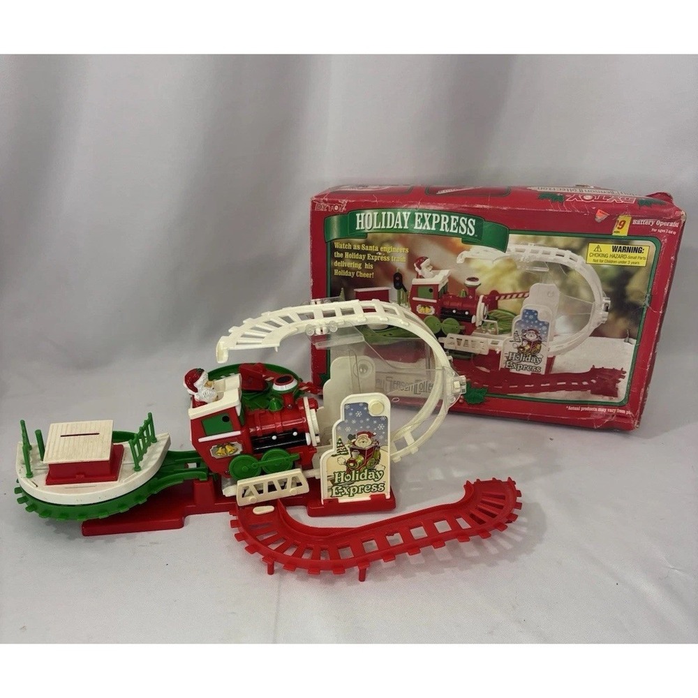 1994 D.Y. Toy Holiday Express Train The Holiday Season Collection Vintage